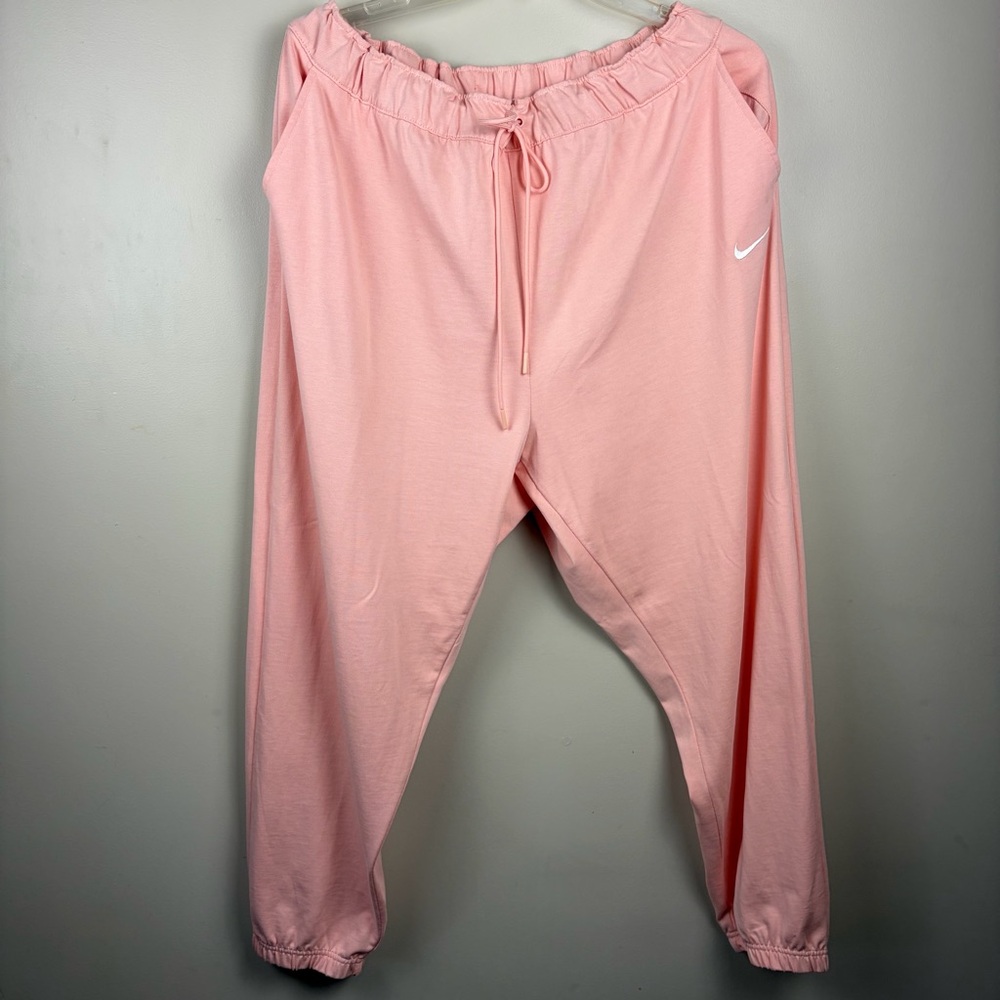 Nike Pink Womens 2X Jogger Sweatpants with Drawstring